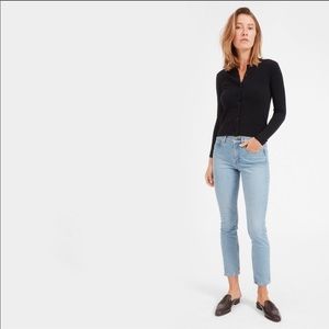 Everlane Mid-rise Skinny. Light wash.